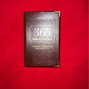 365 Bible Verses Leather Journal